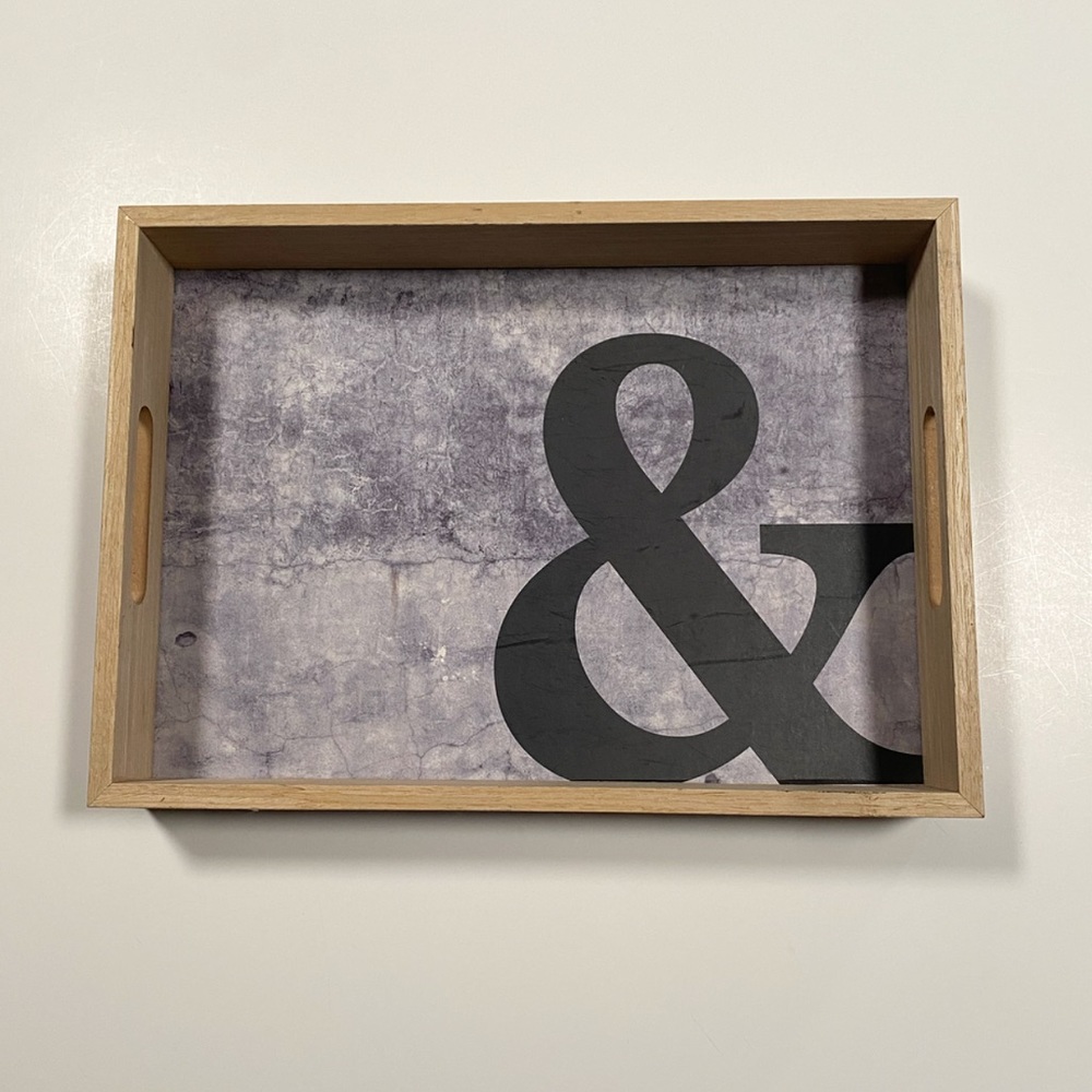 Hobby lobby & Symbol Wood Tray